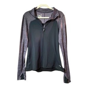 Under Armour Womans 1/4 Zip Fitted Jacket - Size Large